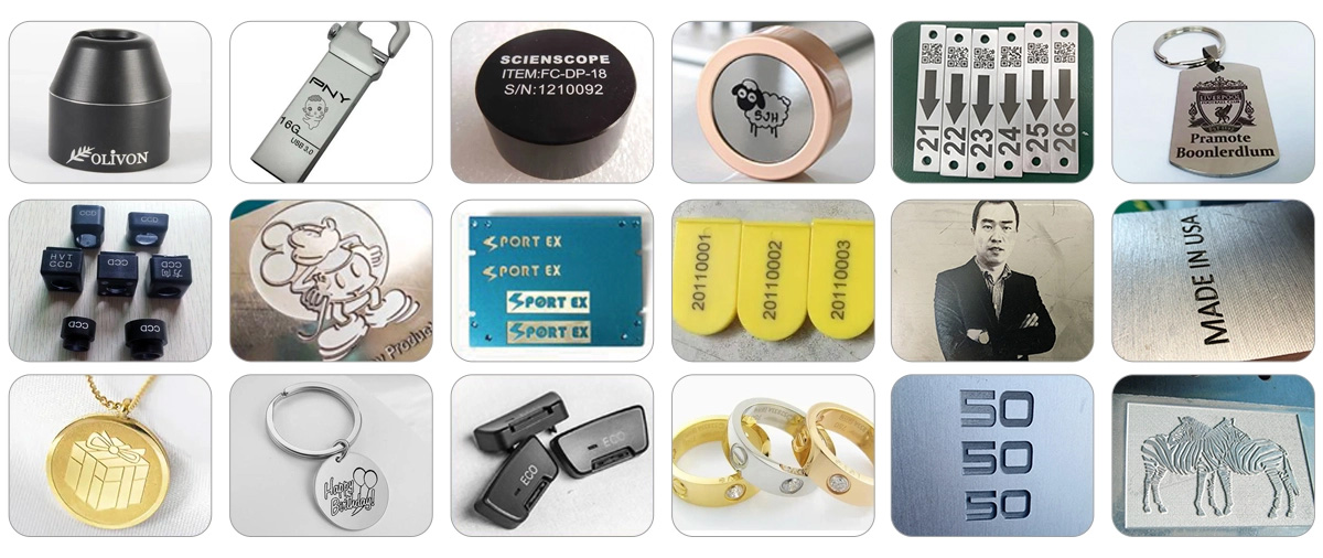 laser marking etching samples-Suntop