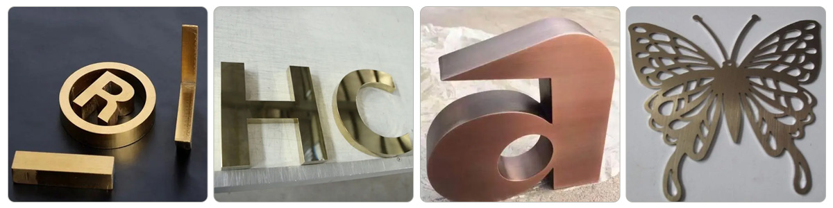 Innovative applications of laser cutting machines in the advertising sign industry-samples