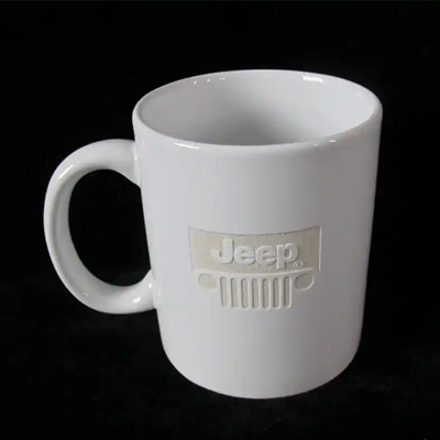 Can UV laser marking machine hit ceramic water cup