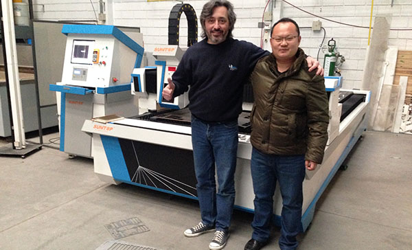 Argentina Labeling Machinery Factory Introduced Suntop Fiber Metal Laser Cutting Machine To Improve Production Efficiency