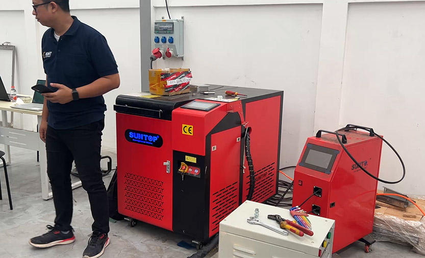 Indonesian Customer Purchases Suntop 4-in-1 Handheld Laser Welding Machine-Suntop