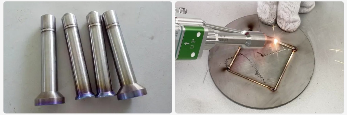 Application of handheld laser welding in stainless steel industry samples