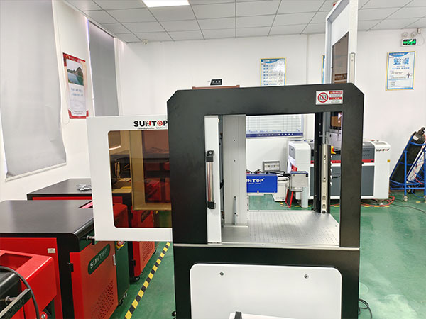 Custom UV Laser Marking Machine for Spanish Client Shipped Featuring Dual Foot Pedals and Sliding Side Doors-3