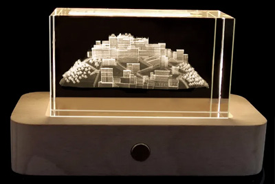 3d Laser Crystal Engraving Machine Landscape Design-Suntop