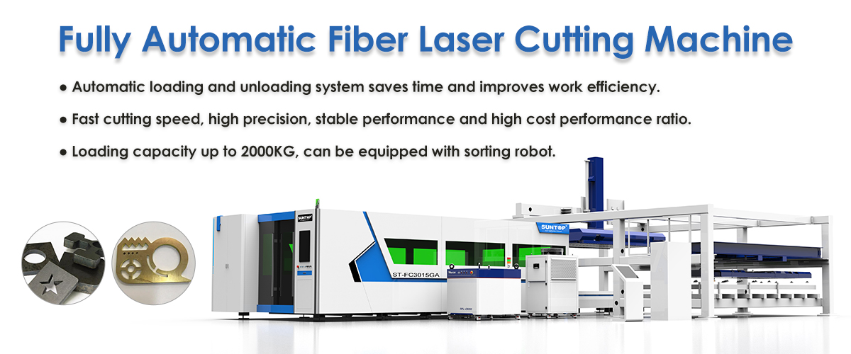 AUTOMATIC LOADING AND UNLOADING, System for Fiber Laser Cutting Machi