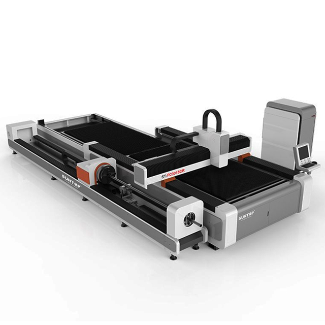 Dual Exchange Platform with Tube Laser Cutting Machine