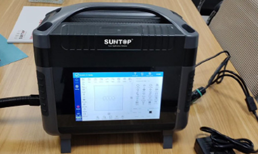 Extra-large color touchscreen