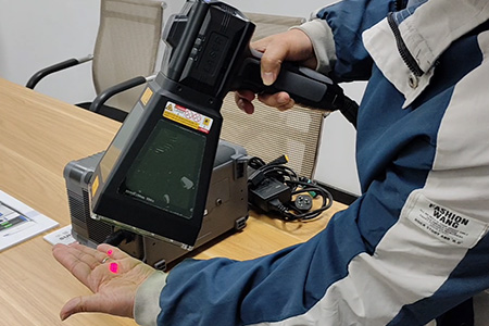 Marking of distance sensing